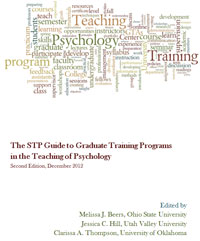 The STP Guide to Graduate Student Training in the Teaching of Psychology (2nd ed.)