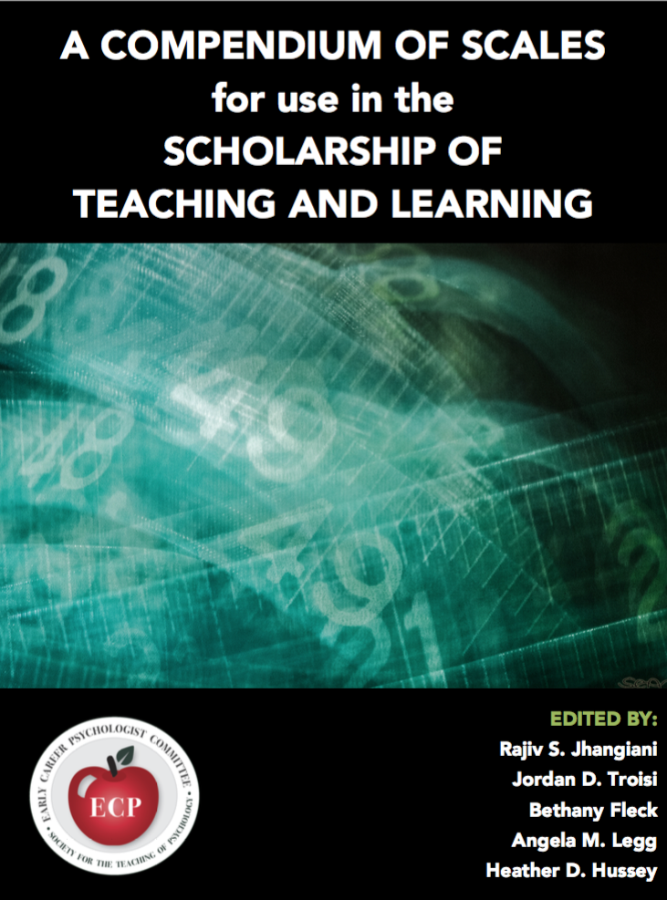 A compendium of scales for use in the scholarship of teaching and learning